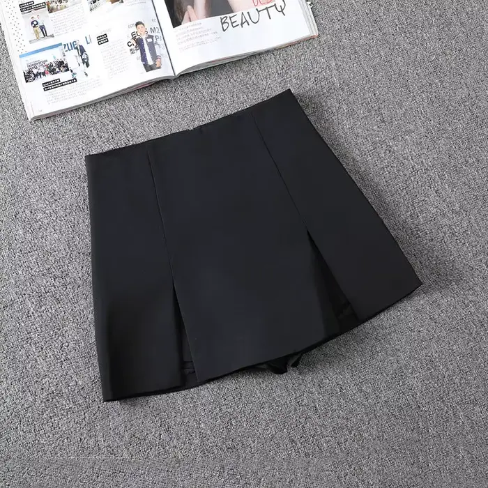 Mini jupes femmes fente taille haute mode coréenne 5XL Sexy Micro jupe Hotsweet été Chic dames Stree