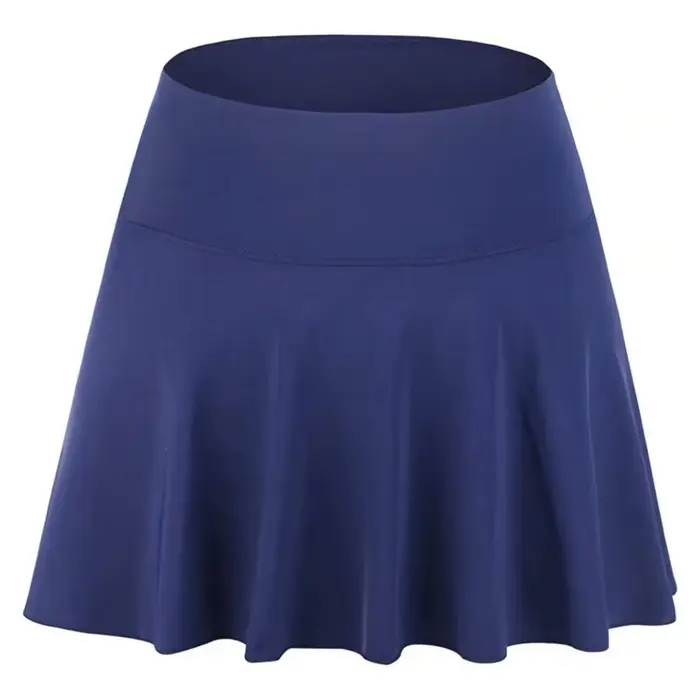 Jupe de natation taille haute en tissu double couche avec fentes latérales