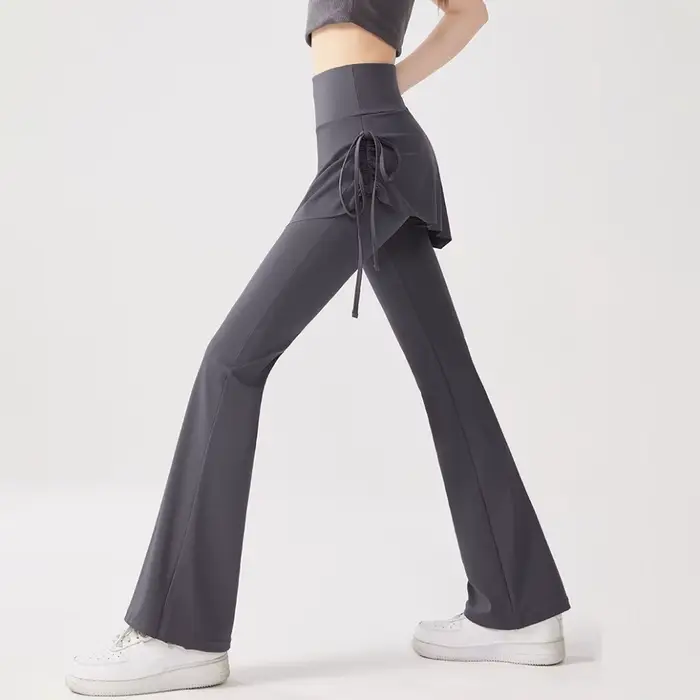 Leggings de sport pour femmes 2 en 1 avec jupe intégrée