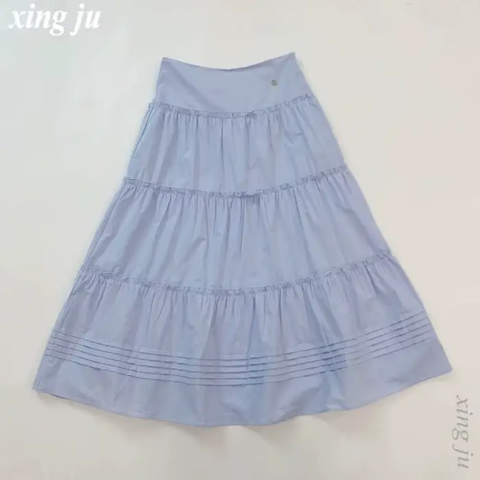 Kpop chanteur Jennie taille haute tempérament plissé gâteau jupe femmes Jazz danse Costume scène Fes