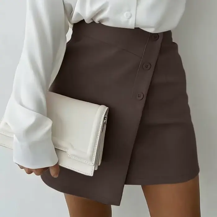 Jupe-short asymétrique élégante pour femme 2026