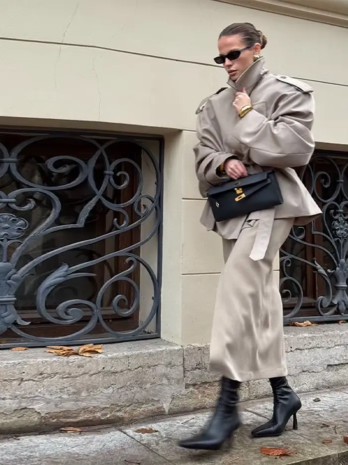 Trench court à lacets pour femmes kaki vintage col rabattu épaulettes manches longues chic vestes printemps été