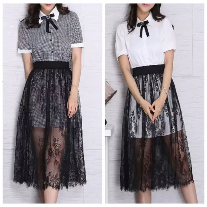 Sous-jupe en dentelle florale anti-éblouissement pour femmes, streetwear, cheongsam, doublure, jupon, mariage et événements spéciaux