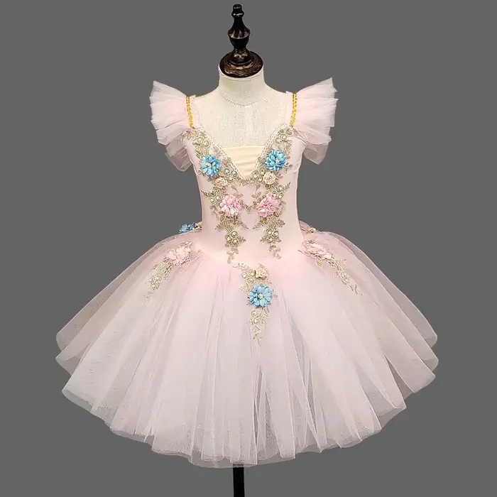 Jupe de ballet pour enfants, jupe de danse pour filles, vêtements d'artiste de ballet, jupe de danse