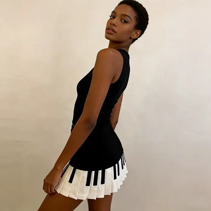 Jupes d'été chics vintage pour femmes