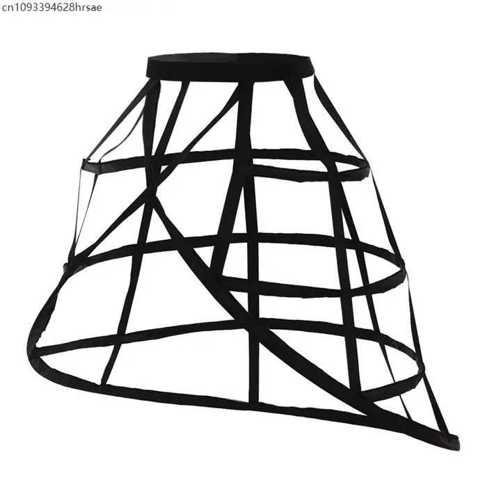 Cage cerceau jupon femmes irrégulière Crinoline jupe sacoche blanc noir mariage mariée sous-jupe agi