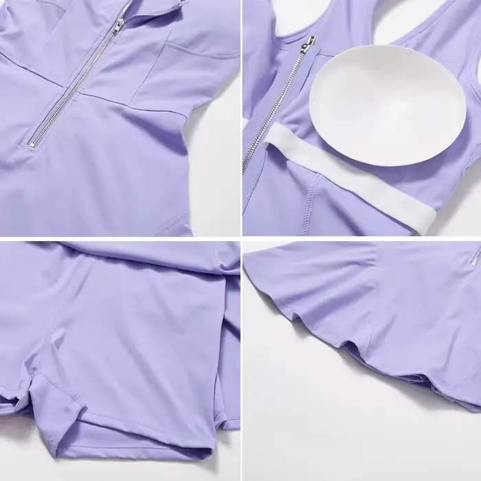 Ensemble de jupe courte de sport