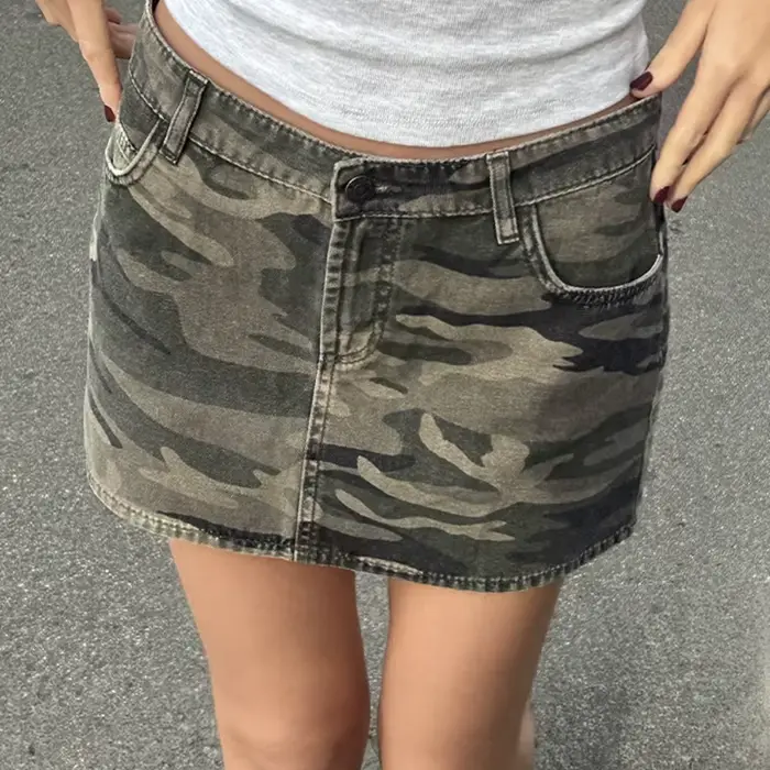 Jupe denim Combhasaki crayon pour femmes mini courte streetwear occassions spéciales été casual élégante discothèque plage vacances日常工作旅行度假派对海滩假期
