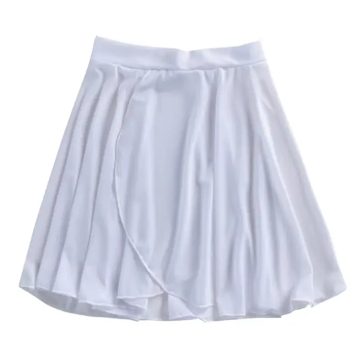 Jupe mi-longue de danse classique en gaze filet avec taille élastique