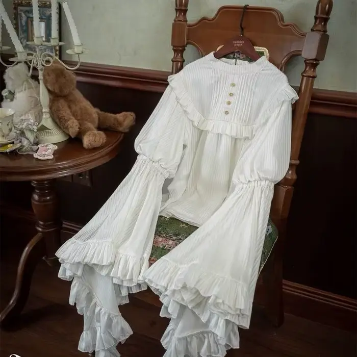 Taille haute jupes trapèze pour femmes 2025 Faldas Mujer De Moda Style Lolita japonais doux Saia Pat
