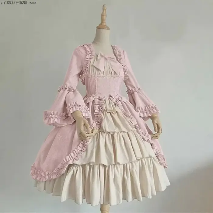 Robe médiévale rétro pour femmes