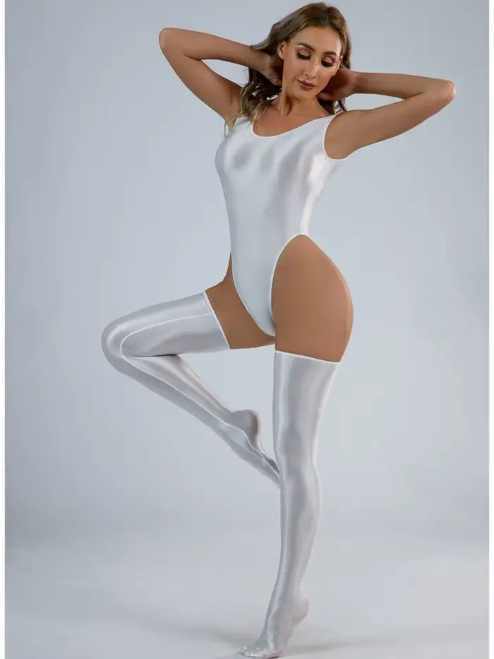 Body string sans manches à découpe haute