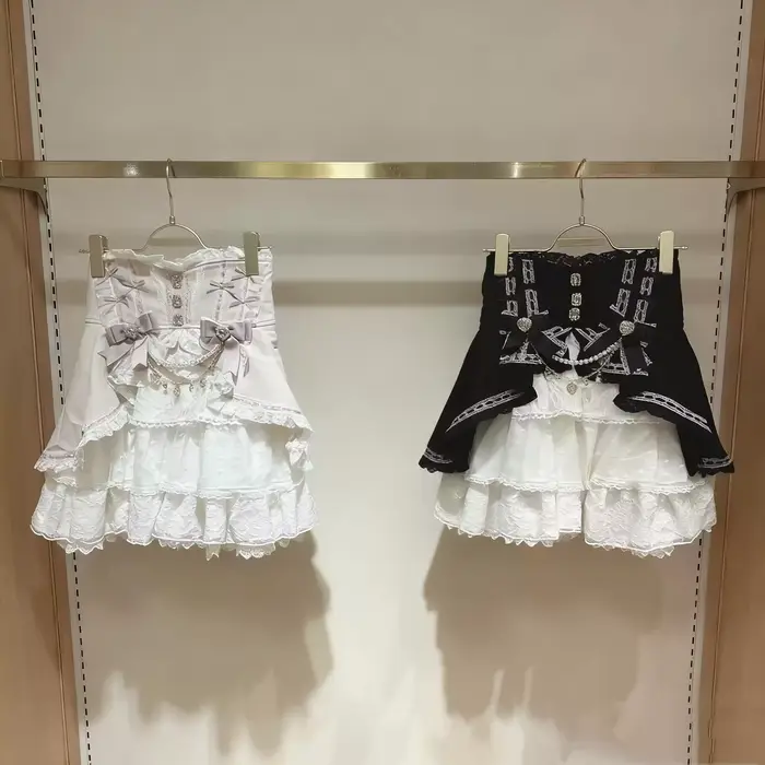 Ensemble jupe Lolita japonaise mignonne pour femme