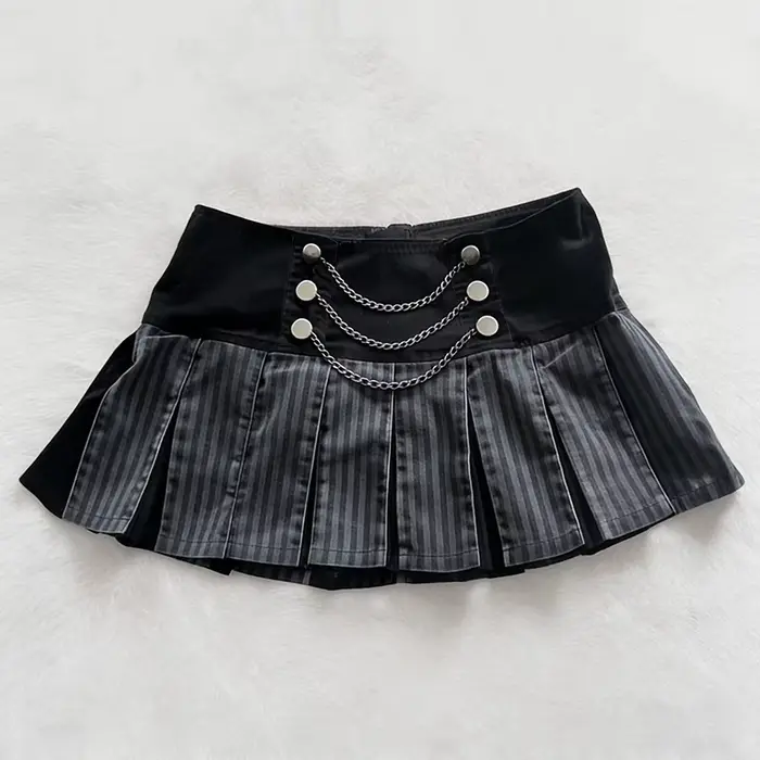 Mini-jupes d'été pour femme, style vintage coréen, jupes à carreaux pour femmes, jupes Y2K, jupes pl