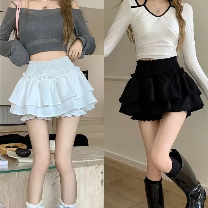 Mini-jupe mignonne et sexy style Balletcore