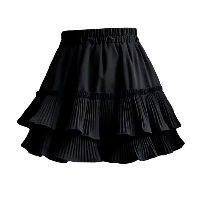 Jupe plissée courte pour femme