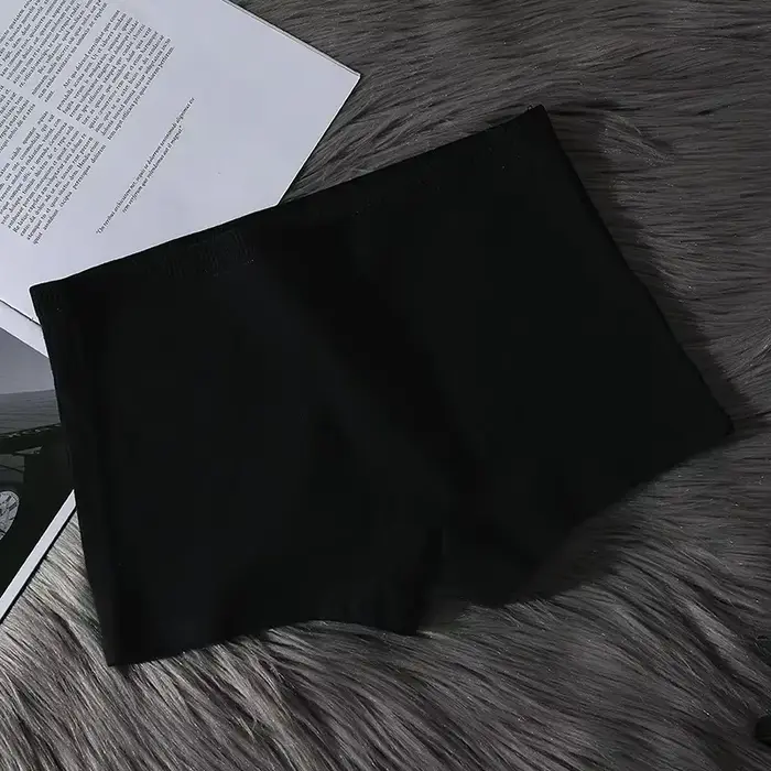 Été femmes culottes de sécurité coton sous jupe femme sans couture caleçon couleur unie grande taill