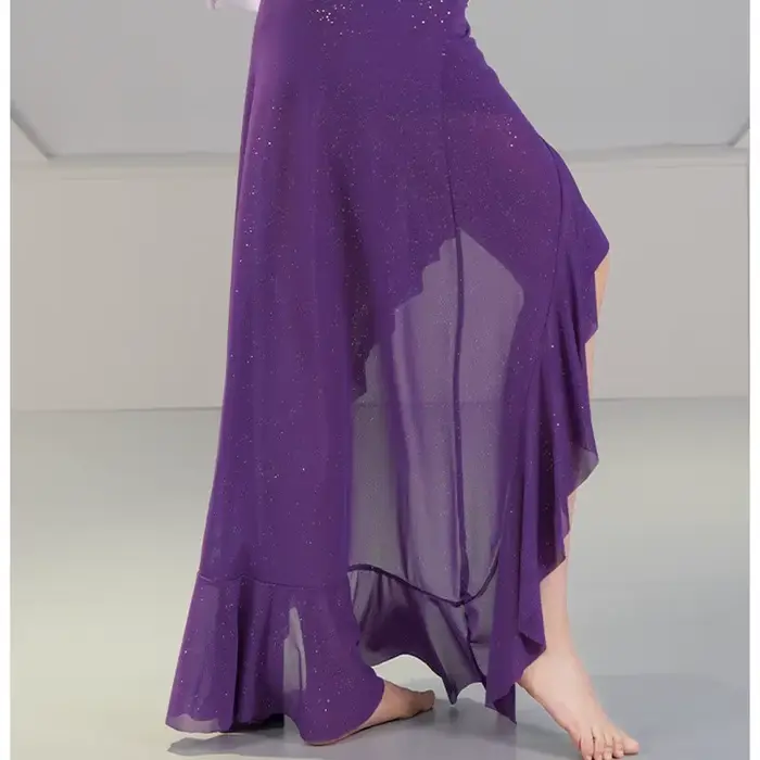 Jupe de danse orientale scintillante pour femme