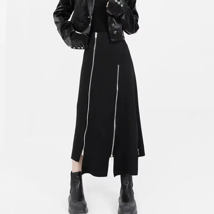 Jupe taille haute pour femme