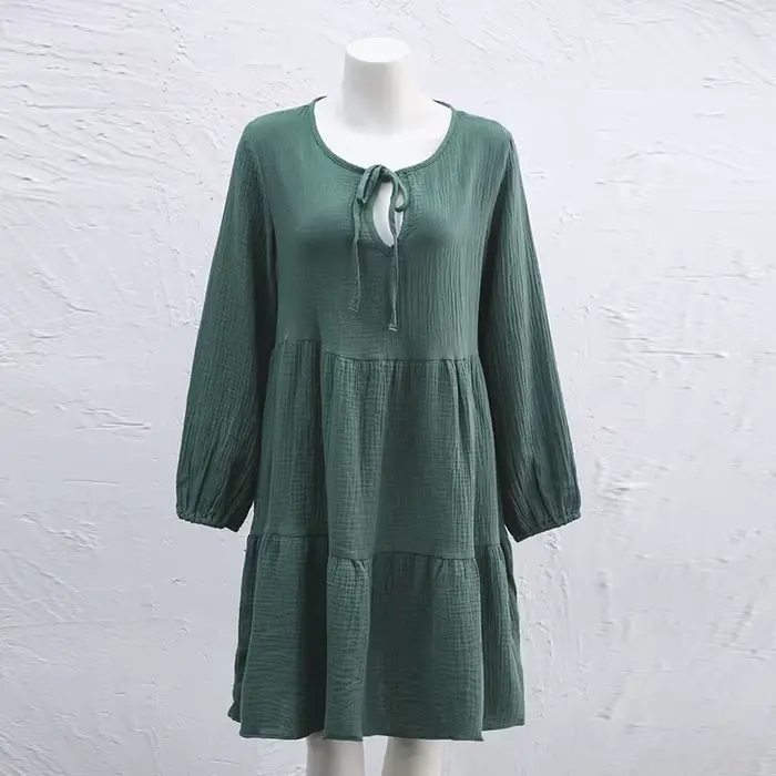 Robe en mousseline 100% coton pour femmes
