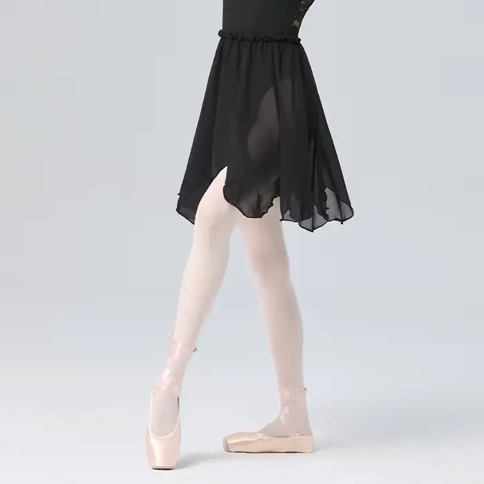 Jupe de danse de ballet en mousseline de soie en forme de pétale pour femmes, jupes d'entraînement d