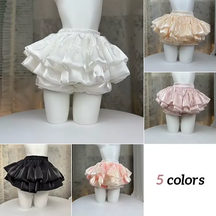 Jupes gâteau bouffantes en Satin pour femmes