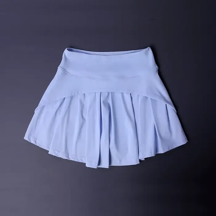 Jupe évasée taille haute pour femmes, jupe de Yoga plissée à séchage rapide pour salle de sport, vêt