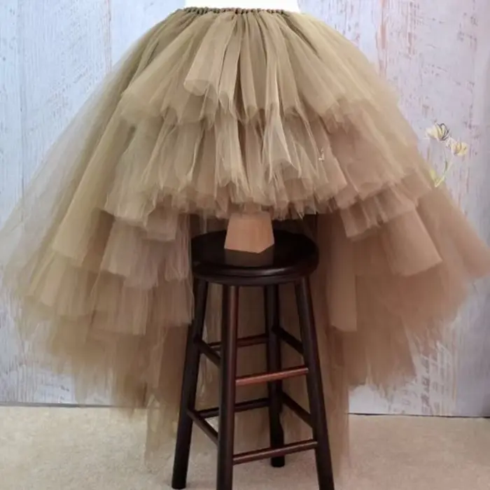 Jupes en Tulle à couches uniques pour femmes