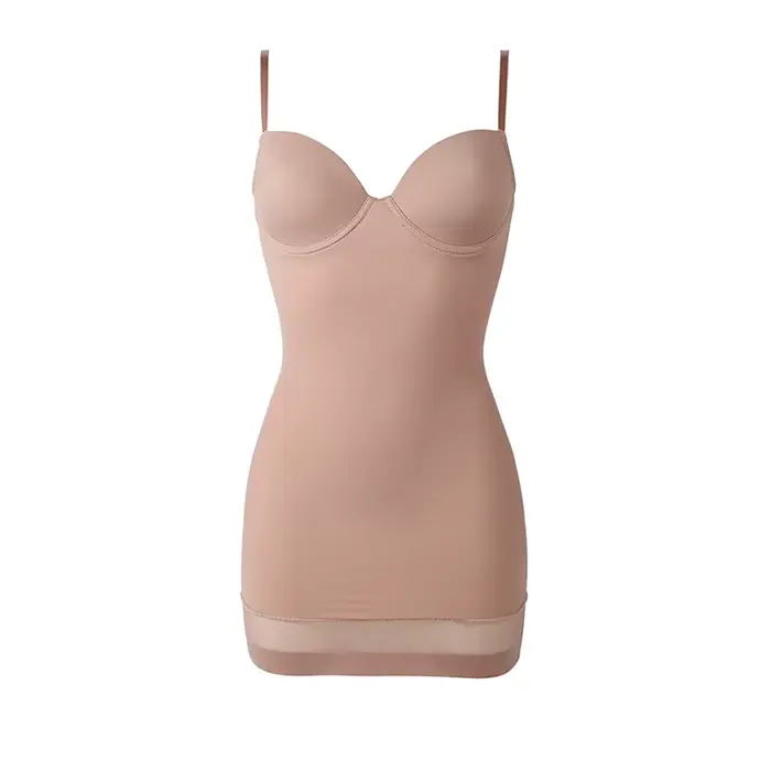 Jupon Slim pour femmes, contrôle de la mode, sous-robe, Ropa, vêtements intimes Sexy, sous-jupe pour