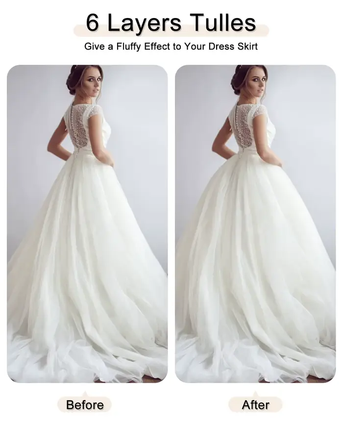 Jupe Crinoline en Tulle 8 couches