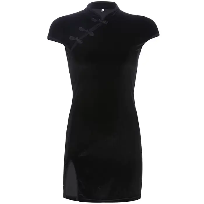 Diablo-Jupe Cheongsam chinoise sexy pour filles