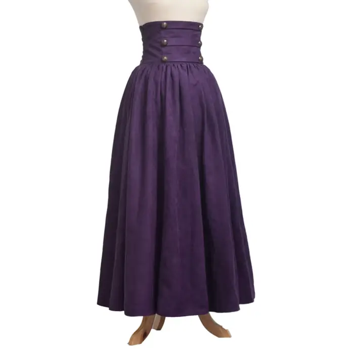 Jupe Renaissance pour femmes, Vintage, Style victorien, Steampunk, taille haute, jupe de marche Empi