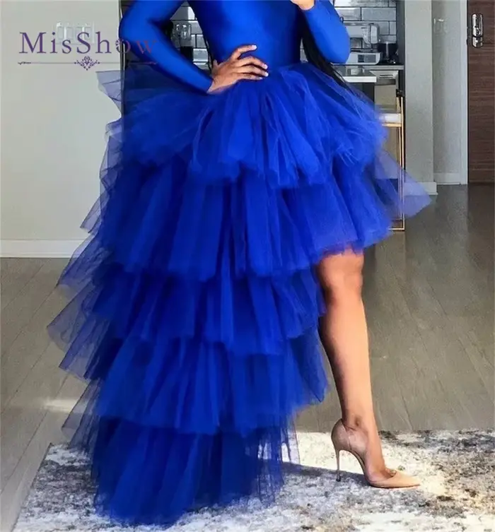 Jupe tutu en tulle moelleuse bleu royal pour femmes princesses, occasion spéciale, mariage, cérémonie festive, sous-jupon volumineux