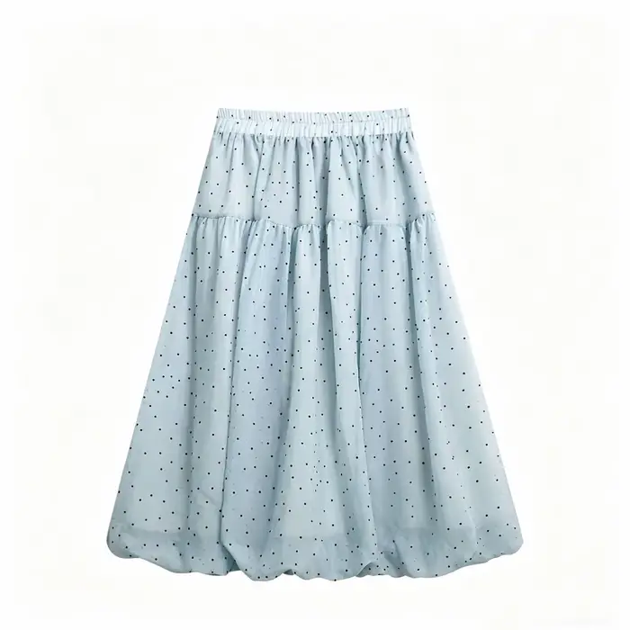 Jupe bouffante Sweet Wind à petits pois pour femme