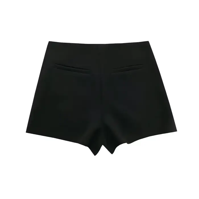 MUJER 2025 noir Mini jupe Shorts femme mode asymétrique jupe pour femmes taille haute jupes courtes 