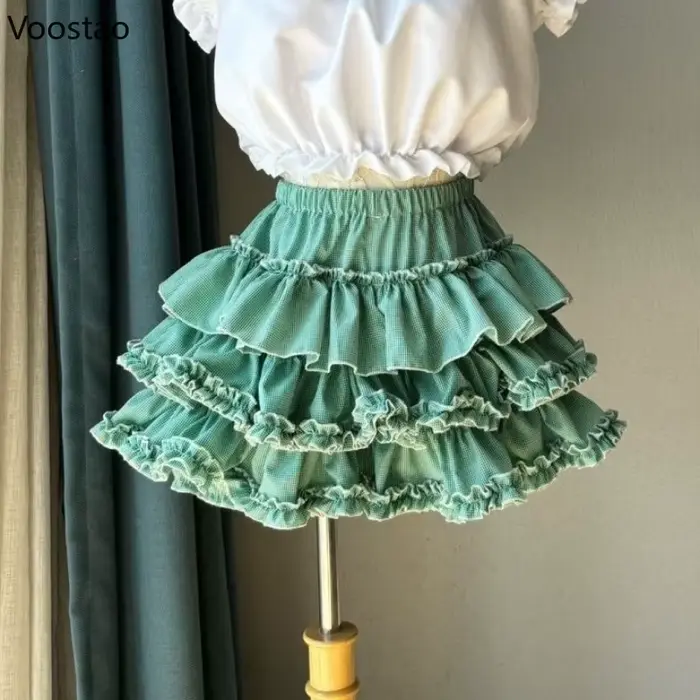 Jupes gothiques japonaises Sweet Kawaii Lolita Cake pour femmes