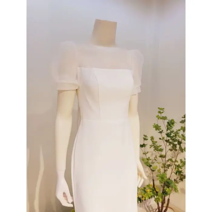 Robe de soirée blanche