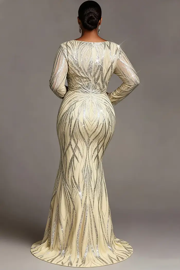 Robe de mariée grande taille en Tulle argenté