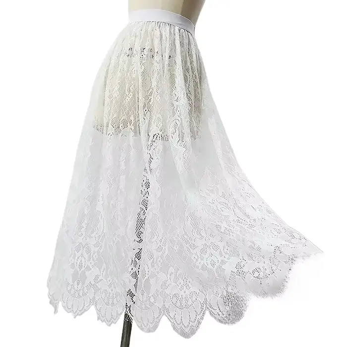 Jupon court pour femme, faux bas de jupe, extension de bas de jupe pour chemisier, mode coréenne, ju