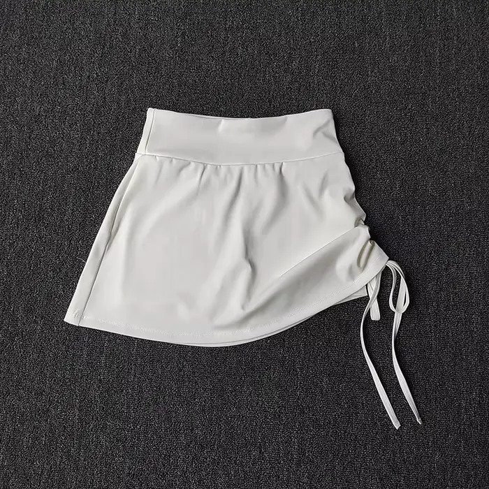 Jupe-short de course taille haute pour femme