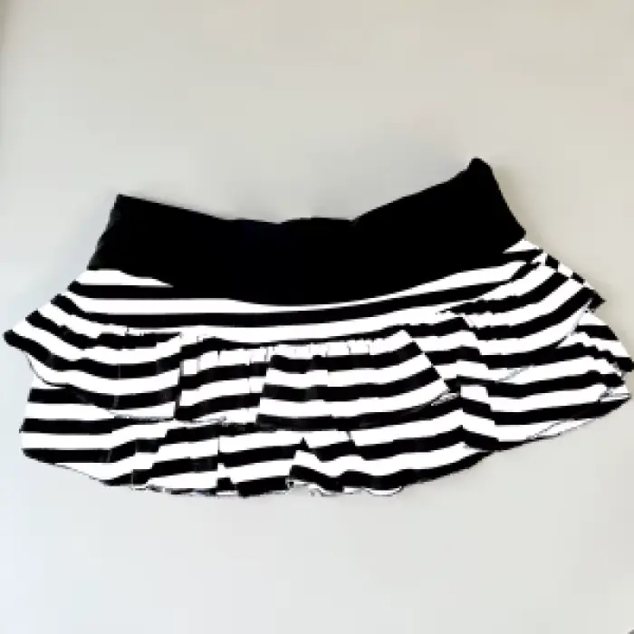 Jupe courte trapèze Y2K sexy à rayures et blocs de couleur pour femme style streetwear Harajuku occassions spéciales été nocturne