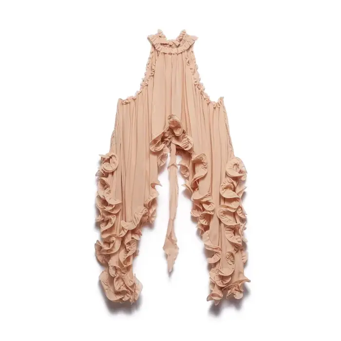 Ensemble deux pièces Chic avec ourlet à volants