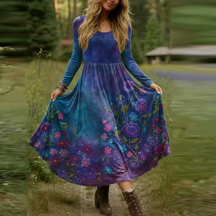 Robe longue style Boho