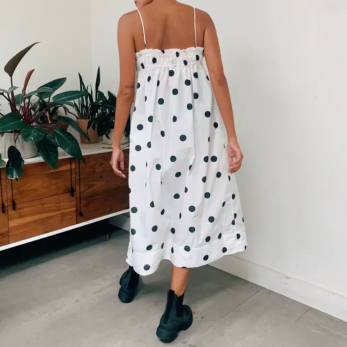 Robe longue à bretelles Spaghetti pour femmes