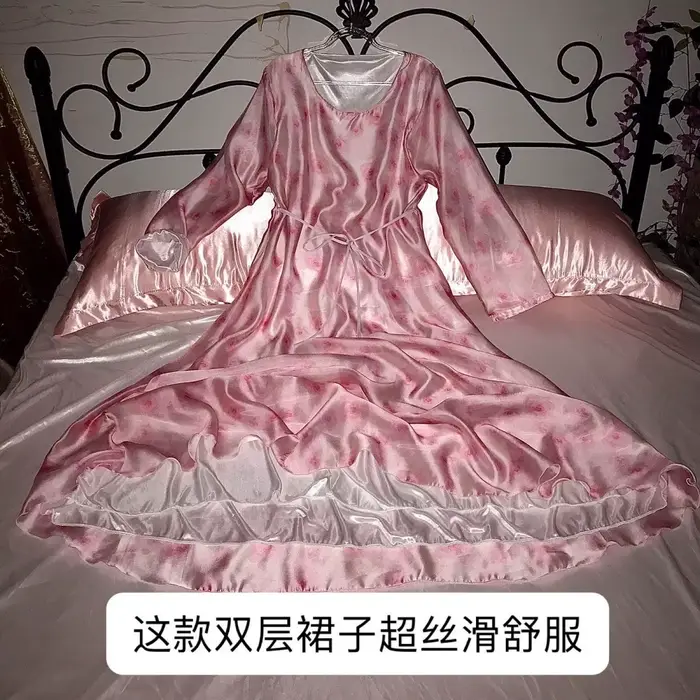 Robe longue en Satin pour femmes