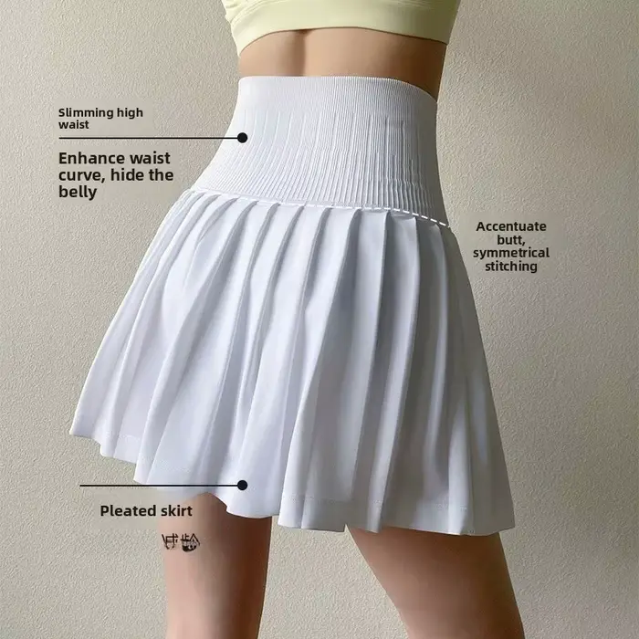 Jupe sportive taille haute pour femmes