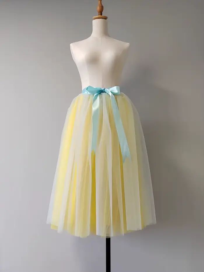 Jupe Tutu dégradée multicolore pour femmes, danse classique, événements spéciaux, polyester, plissé, taille unique, couleurs variées, danseuses débutantes et professionnelles