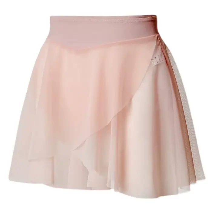 Nouvelle jupe courte en tulle rose à taille haute pour femme