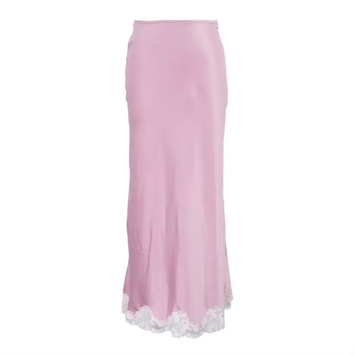 Jupe en Satin et dentelle pour femmes