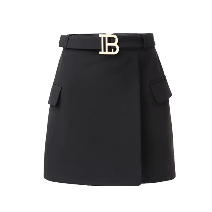 Saia-Jupe taille haute pour femmes, prix bas, qualité, style décontracté, slim, court, noir, blanc, 